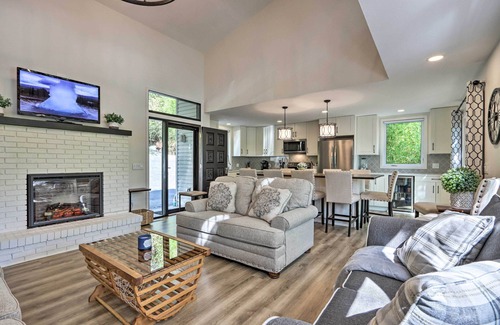 Osage Beach House | Dock, Slide + Fire Pit: Osage Beach Lake House