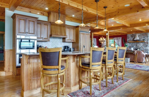 Alton Bay House | Dock & Theater Room: Lakefront Alton Bay Retreat!