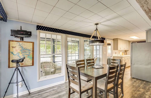 Sunrise Beach House | Dock w/Deck & Waterslide: Lake of the Ozarks Gem!