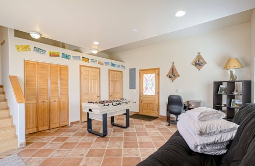 Taos House | Dog-friendly adobe with mountain view, foosball, hammocks, grill, WiFi, & W/D