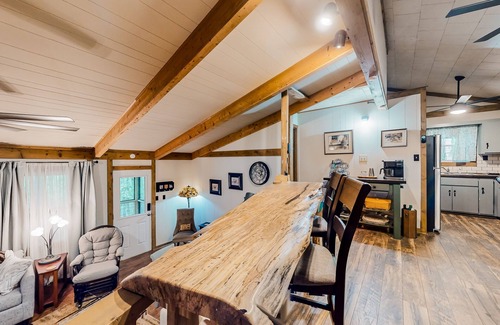 Clayton Cabin | Dog-friendly cabin on wooded lot, wood stove, deck, grill, & W/D