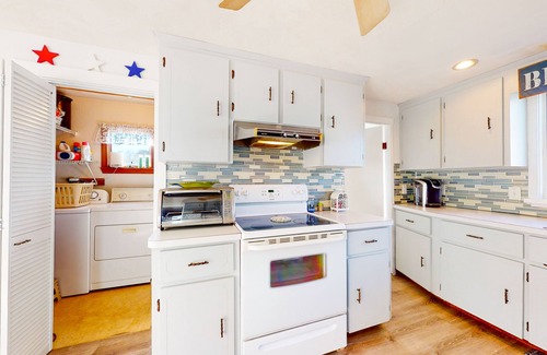 Wareham Center House | Dog-friendly coastal home steps from beach with grill, firepit, & washer/dryer