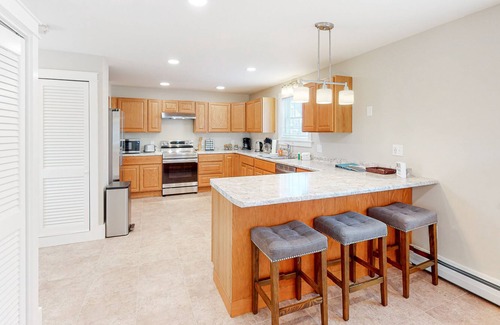East Haven  Rutland County House | Dog-friendly downtown home with fireplace, backyard, W/D, fast WiFi, streaming