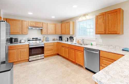 East Haven  Rutland County House | Dog-friendly downtown home with fireplace, backyard, W/D, fast WiFi, streaming