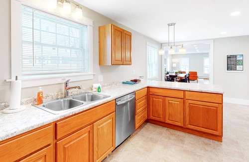 East Haven  Rutland County House | Dog-friendly downtown home with fireplace, backyard, W/D, fast WiFi, streaming