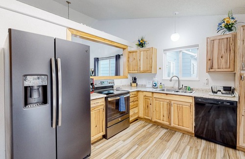 Cimarron Hills House | Dog-friendly home with sunset/mountain view & fireplace - near USAFA/Fort Carson