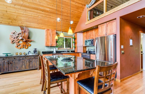 West Hills House | Dog-friendly home on Dabob Bay with fireplace, firepit & gas grill