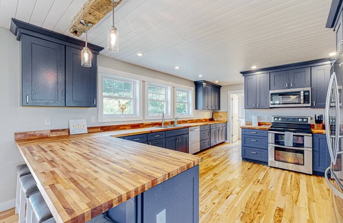 Bayville House | Dog-friendly home with grill, patio, and short walk to local attractions