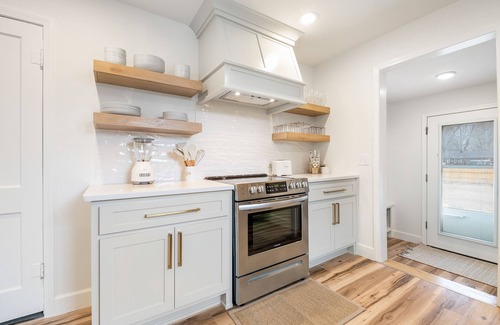 Downtown House | Dog-friendly home with a firepit, yard, washer/dryer, central AC & game room