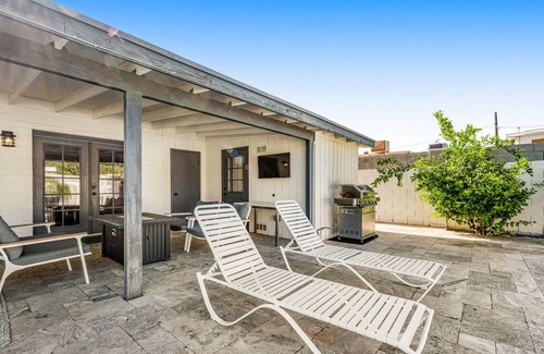 Southwest Village House | Dog-friendly home with private pool, spa, enclosed yard, grill, patio, & firepit
