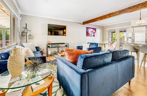 Southwest Village House | Dog-friendly home with private pool, spa, enclosed yard, grill, patio, & firepit