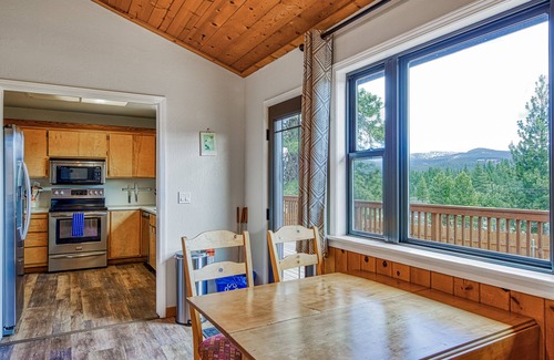 Olympic Heights House | Dog-Friendly Home with Deck, Private Hot Tub, Grill, Wood Fireplace