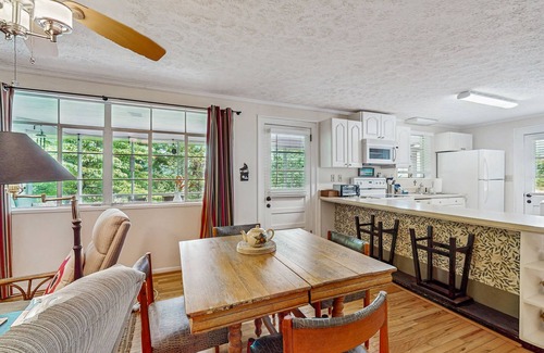 Hiawassee House | Dog-friendly house with outdoor deck, gas fireplace and mountain views
