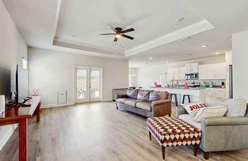 Foley House | Dog-friendly house with in-ground pool, outdoor patio, and corn hole