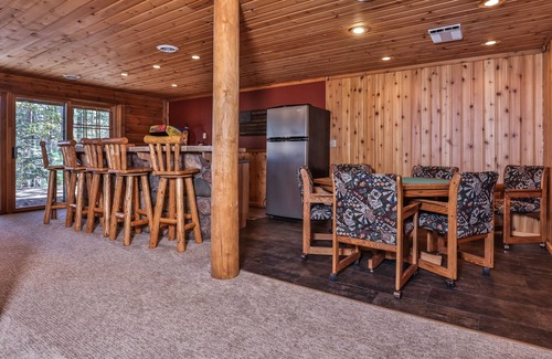 Eagle River House | Dog-friendly, lakefront lodge in the woods with large dock, central AC, & canoe
