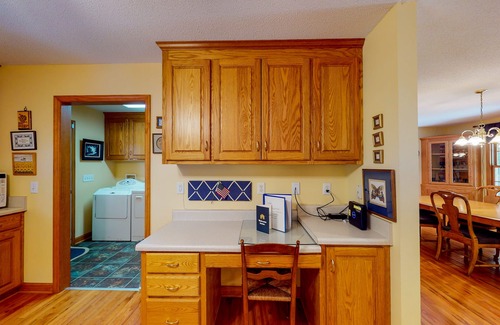 Leesville House | Dog-friendly, lakefront home w/a private dock, furnished deck, & free WiFi