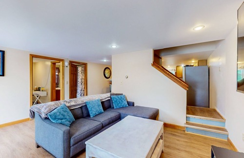 Augusta House | Dog-friendly lakefront home with dock, fireplace, firepit, lake views, & 1 kayak