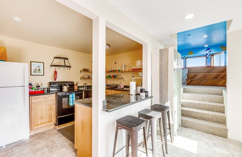Clinton House | Dog-friendly, lakefront home with dock, deck and game room