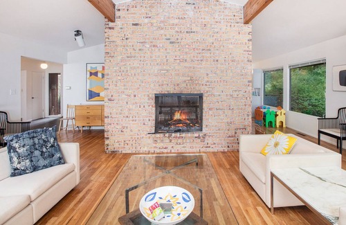 Harbert House | Dog-friendly lakefront house with private hot tub, outdoor pool, beach, WiFi