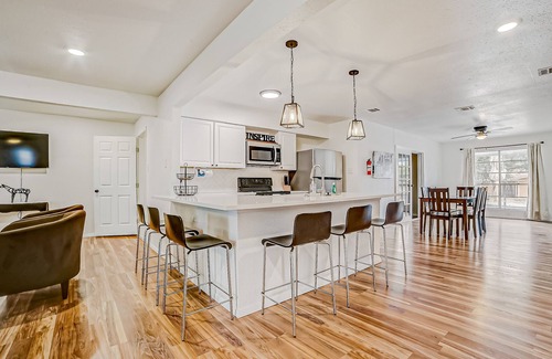 West San Antonio House | Dog-friendly modern home with private pool, W/D, & AC - near River Walk