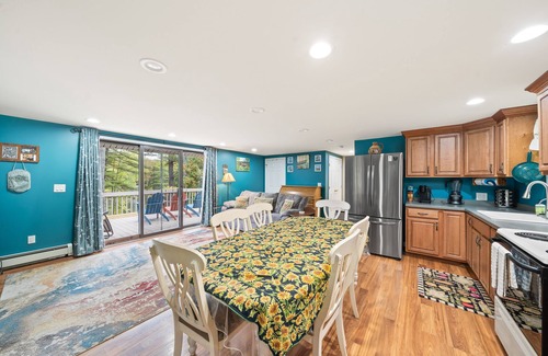 Warrensburg House | Dog-friendly riverfront house on 3 acres with private dock & deck - near skiing