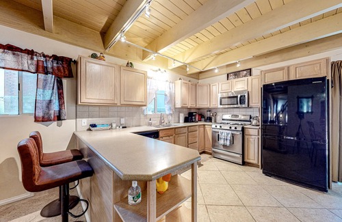 Crestline House | Dog-friendly rural home with deck, wood fireplace, fast WiFi, patio & gas grill