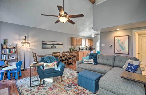 Tool House | Dog & kid friendly! Backyard fishing! Boat slip! Kayaks! Dedicated workspace!