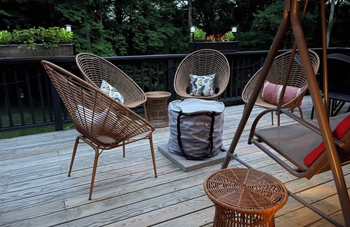 New Paltz House | Dog loving, heated salt water pool, New Paltz retreat in the woods.