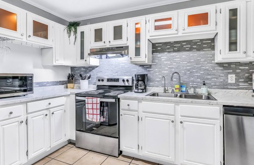 Ballast Point House | Dog & Snowbird-Friendly Home with Patio, Shuffleboard, Central A/C, WiFi!