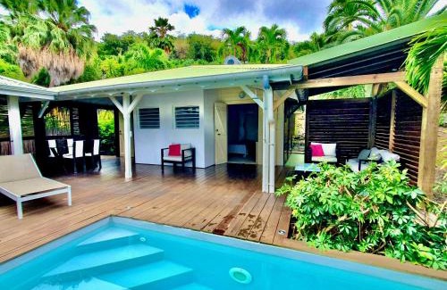 Deshaies House | Domaine Palm Lodges Villa Alizés