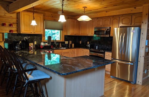 Waynesville Cabin | Don't Miss This View! Secluded Mountaintop Cabin- w/Hot tub & Shuffleboard