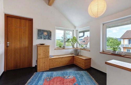 Radolfzell am Bodensee Apartment | Double Room 2 with Lake View, Balcony and Wi-Fi