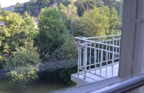 Badenweiler Apartment | Double room "Morning room" with shower on the floor and balcony