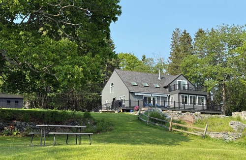 Sullivan House | DownEast ocean bay waterfront home sleeps 6. 35 min. to Acadia and Bar Harbor.