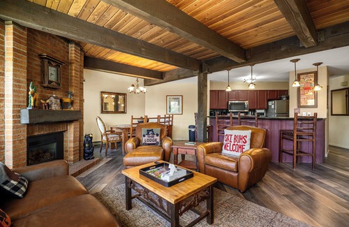 Steamboat Springs Condo | Downhill Den, Easy walk to the Gondola with mountain views!