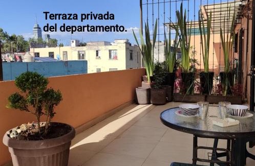 Cuauhtemoc Apartment | Downtown apartmen with private terrace