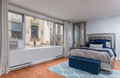 Theatre District Apartment | Downtown Boston Studio Central Location Famous Nightlife Chinatown with Bed Full of Promises!