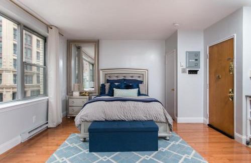 Theatre District Apartment | Downtown Boston Studio Central Location Famous Nightlife Chinatown with Bed Full of Promises!