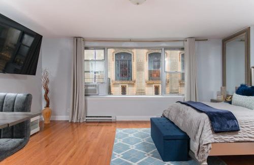 Theatre District Apartment | Downtown Boston Studio Central Location Famous Nightlife Chinatown with Bed Full of Promises!