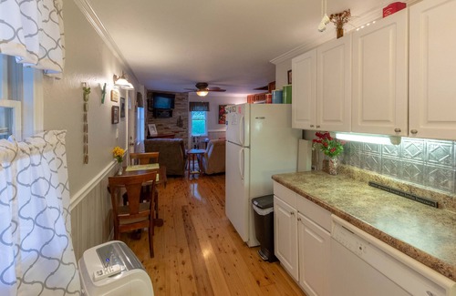 Sylva House | Downtown, dog-friendly, Dillsboro home w/fireplace - front porch & back deck
