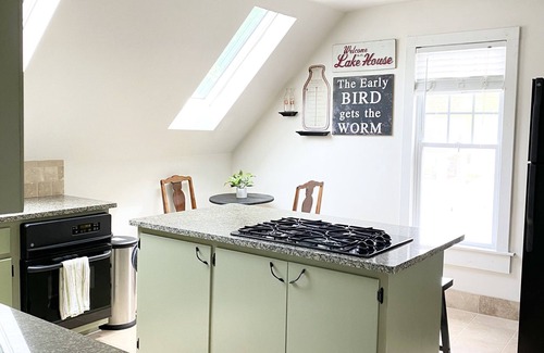 Elkhart Lake Condo | DOWNTOWN Elkhart Lake—Modern Cottage—Upper Condo AVAILABLE FOR OFF SEASON RENTAL