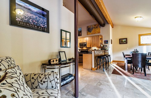 Estes Park Condo | Downtown Luxury Loft Condo on the River Walk in the Heart of Estes