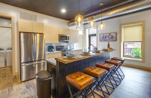 Millersburg Apartment | Downtown Millersburg Retreat with Sleek Interior!