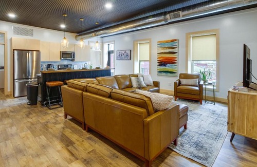 Millersburg Apartment | Downtown Millersburg Retreat with Sleek Interior!
