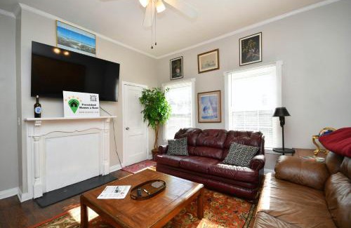 Dunean House | Downtown Retreat, Minutes from Main Street with Fenced in Backyard