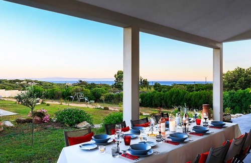 Pianotolli-Caldarello Villa | Dream villa in southern Corsica heated pool