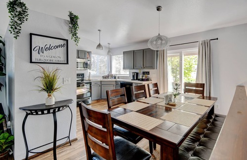 Loveland House | Dual King Suites, 2 Kitchen/Living Spaces & Game Room ~ A Gem on Turquoise St