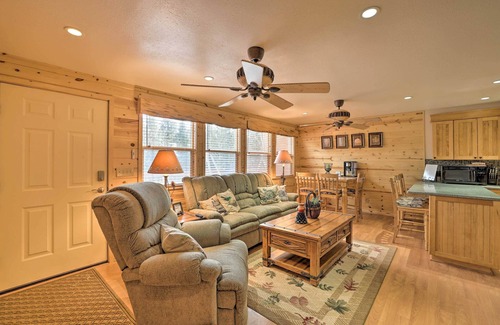 Meadow View Heights Cabin | Duck Creek Village Cabin: Ski, Hike & Fish!
