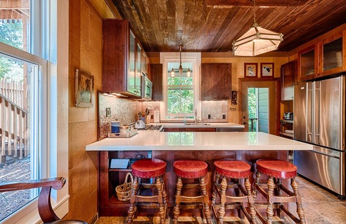 Cazadero House | Duncans Mills historic beauty with vast valley views & hot tub - pets ok!