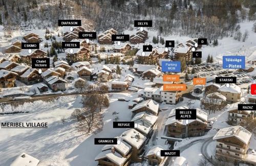 Meribel Village Apartment | Duplex à Méribel Village : Ski aux pieds, Piscine et Spa inclus - FR-1-566-6